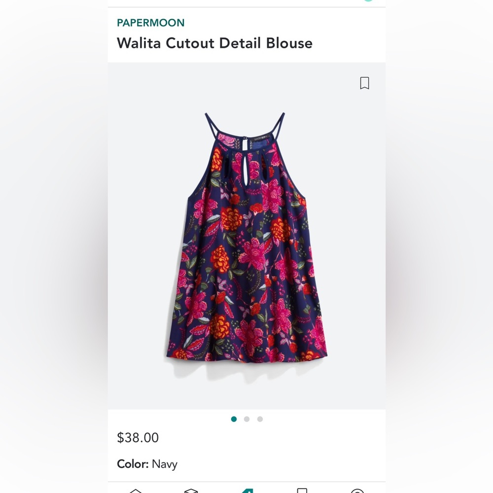 Women’s floral tank
